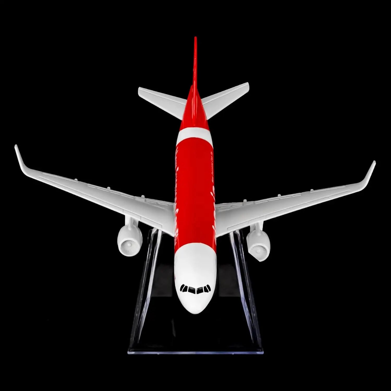 1/400 Scale Air Asia A320 16cm Metal Diecast Airplane Model Toy Kit with Stand for Collections and Displays or Boys Gift