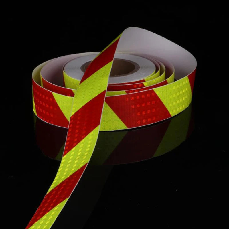 Shining Reflective Safety Warning Tape Self Adhesive Twill Printing Reflective Tape for PVC Reflective Tape Car Accessories