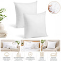 FULLHOT Cushion filling kit 2 decorative cushions for sofa chair bed hypoallergenic hollow fiber multiple sizes available