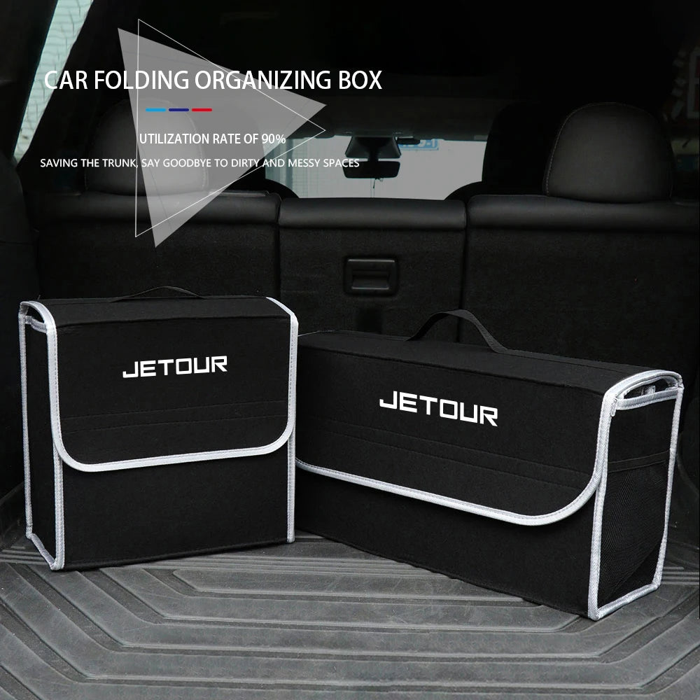 Car Trunk Organizer Box Large Capacity Folding Storage Bag For Jetour X70 X90 X70S PLUS Dashing X-1 X95 L6 i-DM