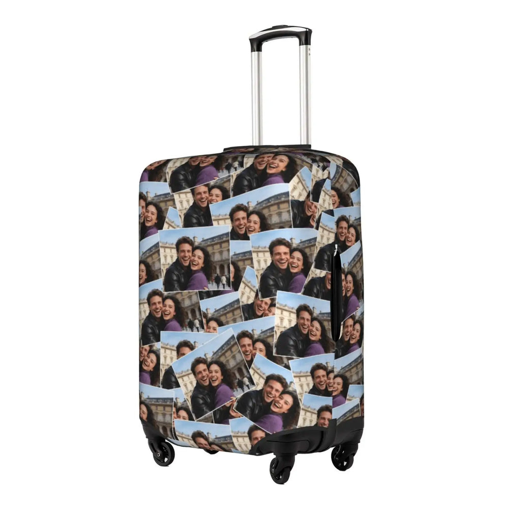 Custom Customize Logo Luggage Cover Elastic Your Design Here Travel Suitcase Protective Covers Suit For 18-32 inch