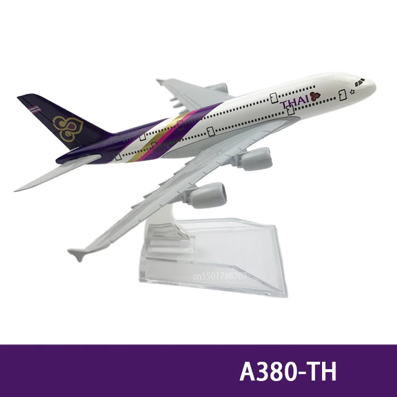 6Inch 15CM A380 A350 A330 A320 Concorde Diecast Airplane Model For Gift Collection