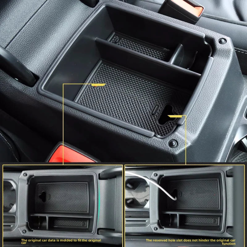 For Volkswagen VW Tiguan L 2017~2021 Car Center Console Armrest Storage Box Sundries Tidying Organizer Tray Interior Accessories
