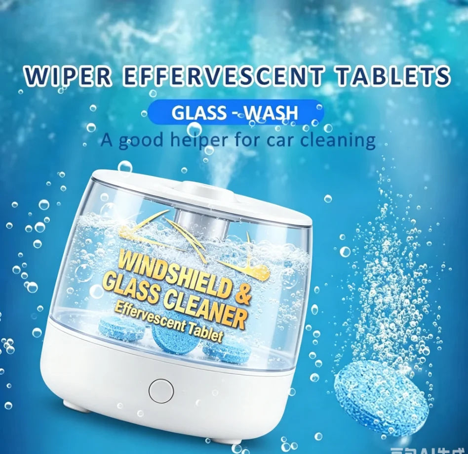 1-50PCS Solid Car Windshield Cleaners Effervescent Tablets Cleaning Windshield Window Glass Dust Wiper Car Wash Tool Car Accesso