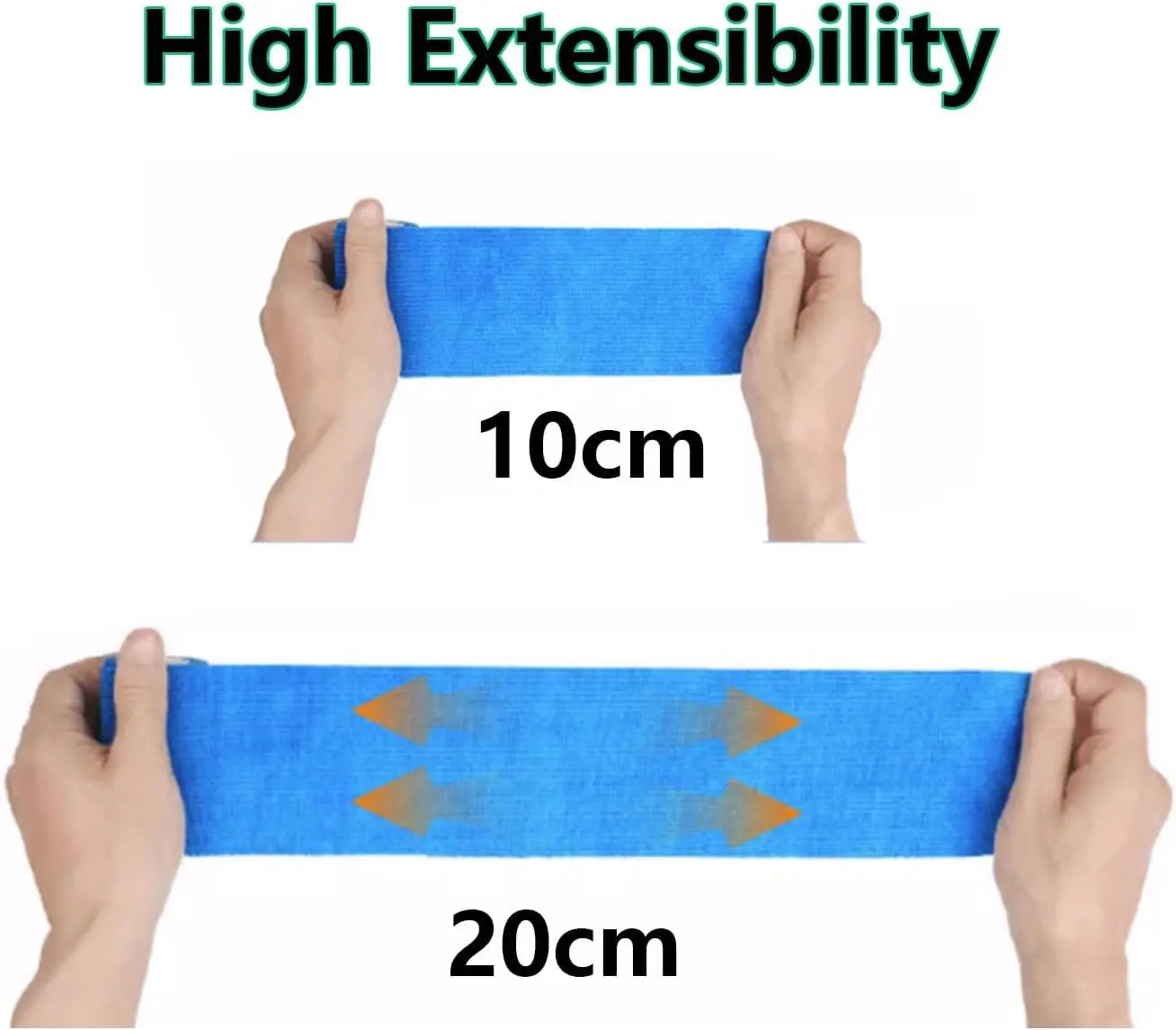 15pcs 2.5/5/7.5cm Colorful Sports Self Adhesive Elastic Breathable Sports Wrap Tape For Knee Pads Finger Ankle Aid Kit Pet Tool