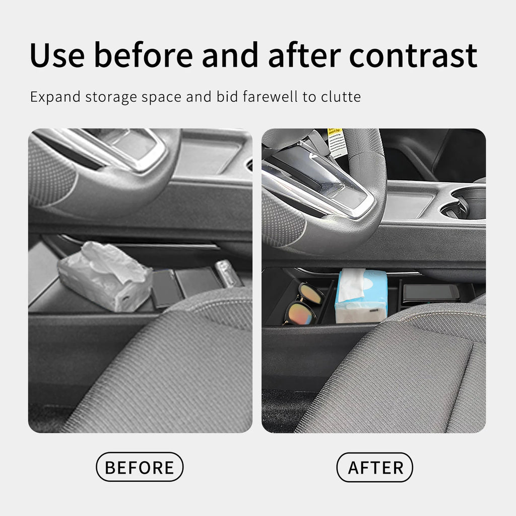 for Honda Prologue/Acura ZDX 2024 Car Storage Box Center Console Lower Layer Storage Box Organizer Tray Interior Accessories