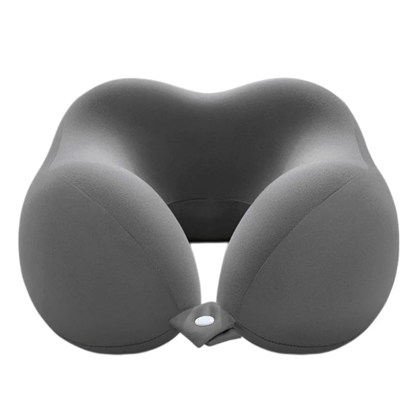 Travel Neck Pillow Memory Foam U-Shaped Soft Portable Neck Support Pillow for Airplane Car Home Office Use Ergonomic Designed