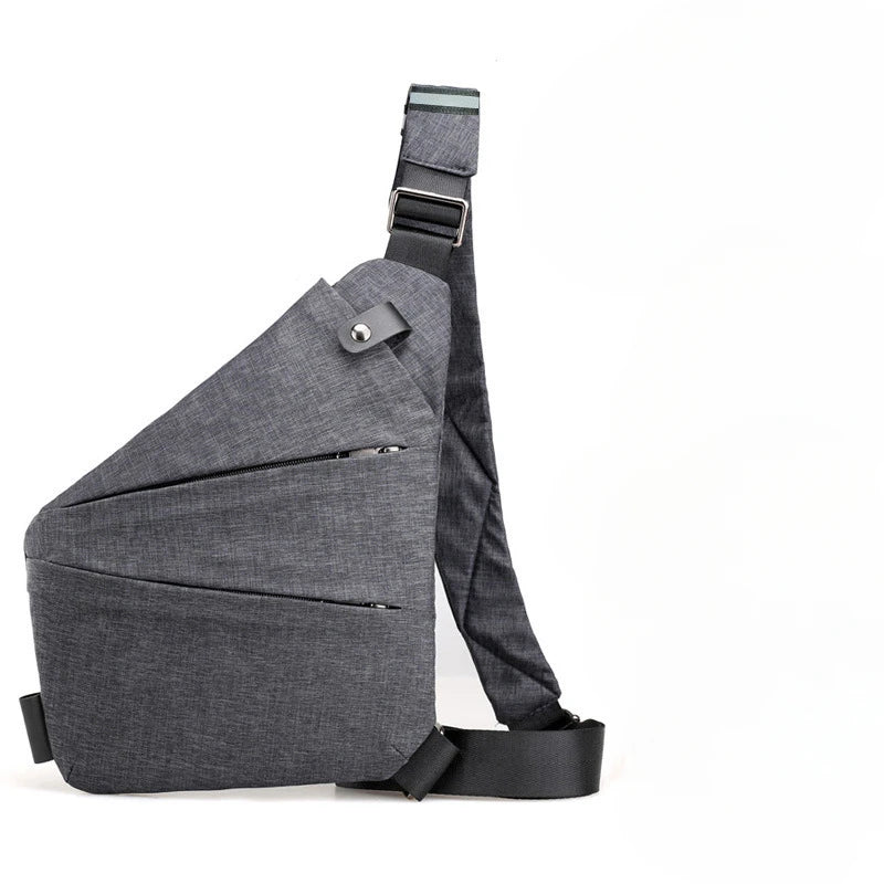 Right Shoulder Bag Chest Bag Men's Lightweight Large Capacity Crossbody Bag Miscellaneous Storage Shoulder Bag Purses Handbag