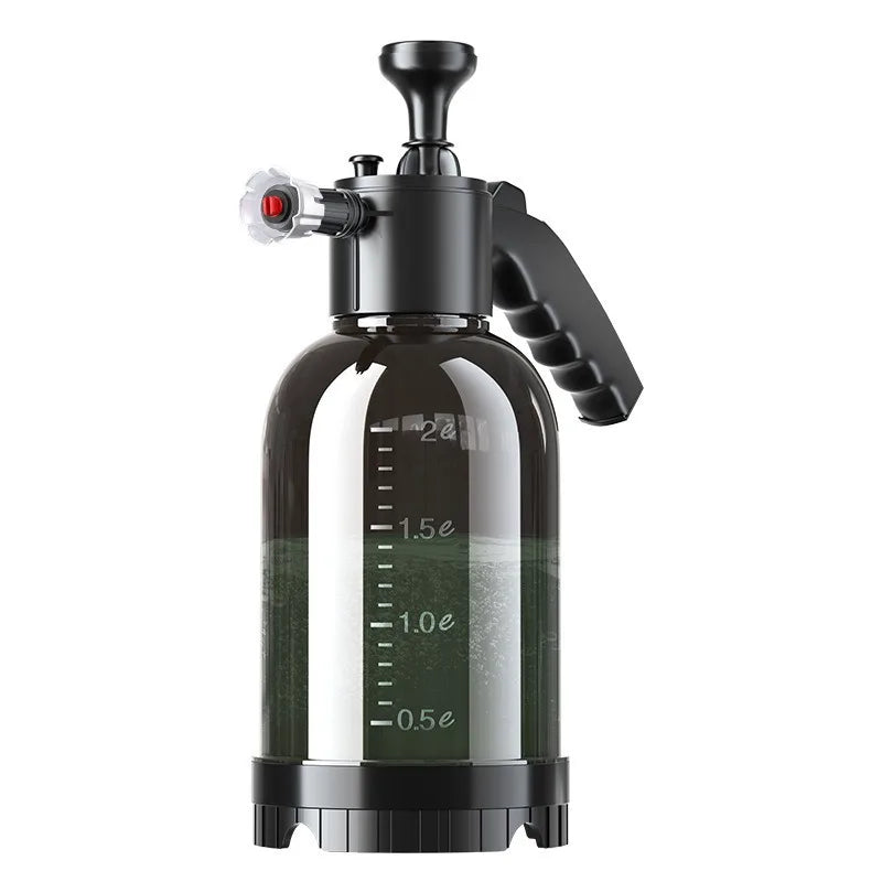 HOMEFISH 2L Pneumatic Handheld Car Wash Foam Sprayer High Pressure Foam Water Bottle Quick Clean For Car Home Disinfectant Use