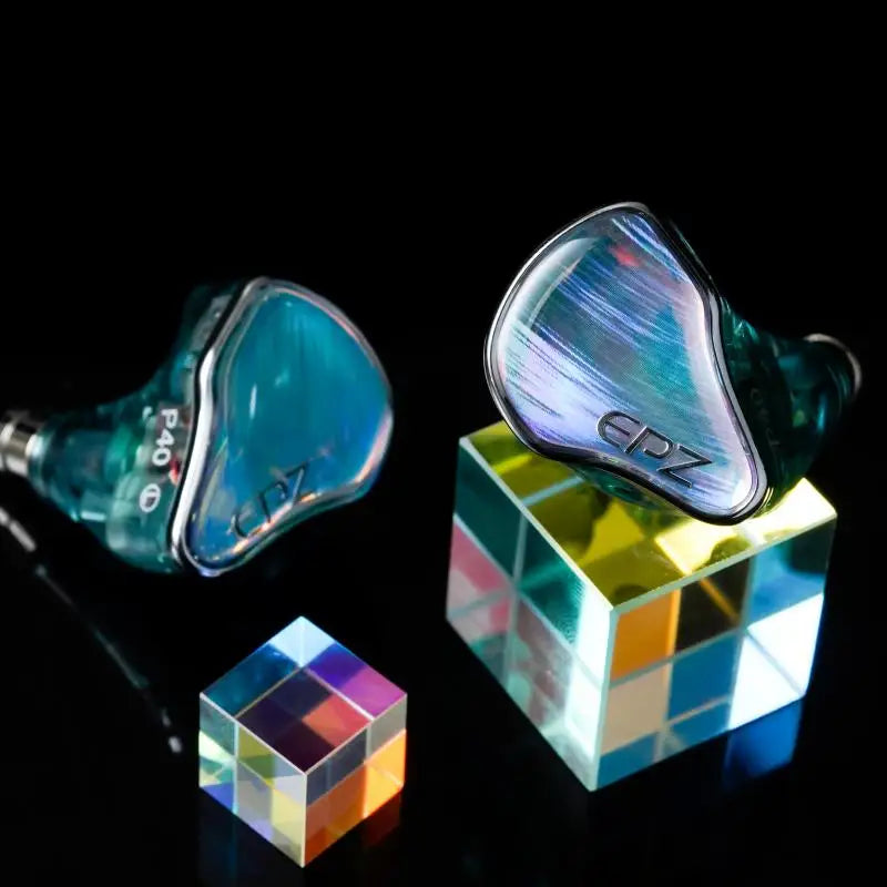 EPZ P40 Star Trails PZT Ceramic In-Ear Earphone HiFi Monitoring Wired Earphone 2DD+1Planar Hybrid Drivers Detachable IEMs Cable