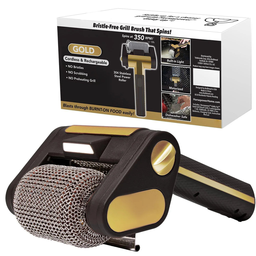 Electric Grill Brush Electric Grill Cleaner Brush Barbecue Cleaner Tool Rechargeable Cordless BBQ Grill Cleaner with LED Light