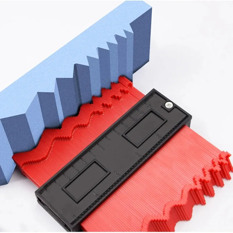 Building Woodworking Measuring Instrument Ceramic Tile Tool Contour Gauge Line Copier Ruler Cutting Template