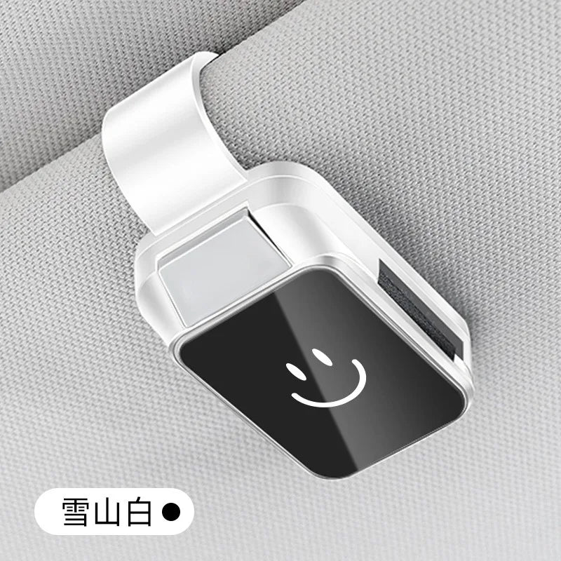 Car-Mounted Eyeglass Holder Multi-Functional Sunshade Board Storage Clip Sunglasses Frame Interior Decoration Accessories