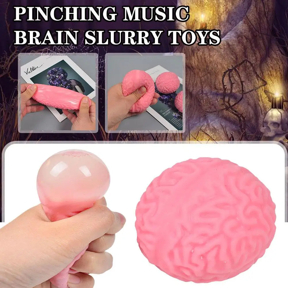 Brain Stress Balls For Adults & Kids Squishy Squeeze Toy For Anxiety Relief Sensory Fidget Toy For ADHD Autism Therapy Gift