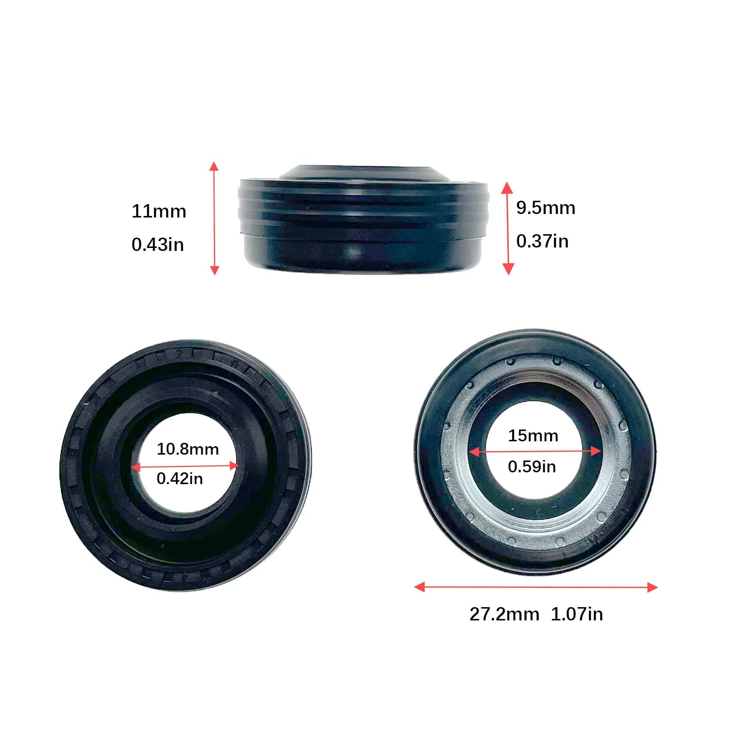 48Pieces automobile air conditioning compressor oil seal set for FS10 7SUB16 MAS90/105 A32 DKS32C 10PA15C/17C HCC V5 shaft seal