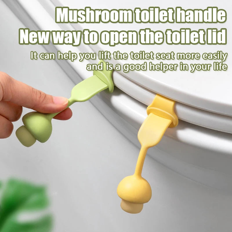Toilet Seat Lifter, 5 Pcs Silicone Toilet Lid Handle To Lift , Bathroom Toilet Accessories for Home, Office, Hotel,Easy To Use