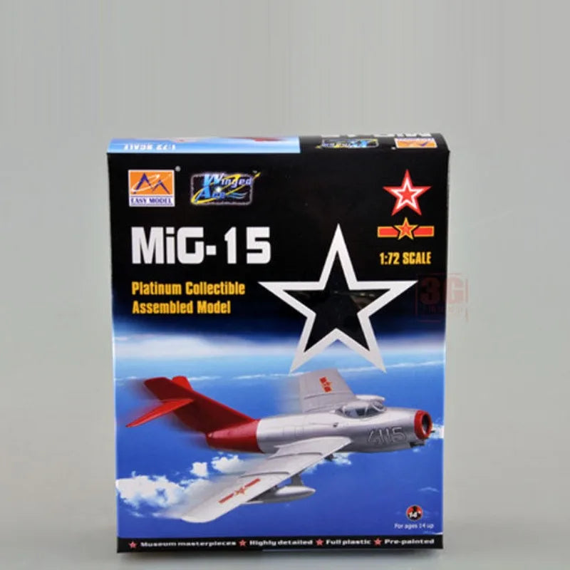 Easymodel 1/72 Scale Finished Military Aircraft Model Fighter Helicopter WWII and Modern Propeller Plane for Collection Display