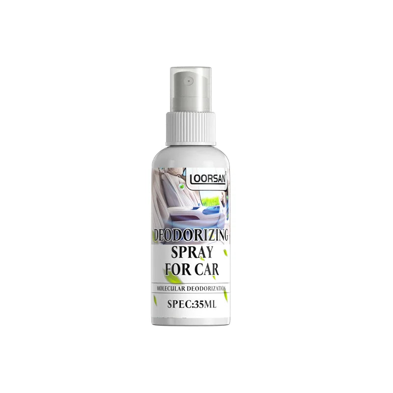 LOORSAN Car AC Deodorizer Spray - Molecular Deodorization to Instantly Remove Smoke & Vent Odors, Refresh Vehicle Air