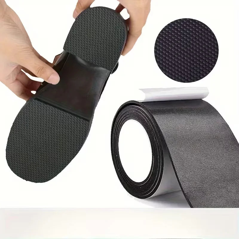 Self-Adhesive Shoe Sole Protector Non-Slip Noise-Reducing Repair Tape for High Heels Sneakers Sandals Anti-Wear Sticker