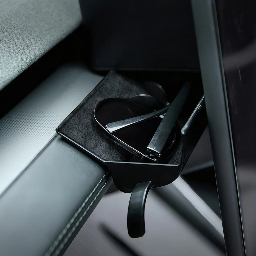 TEMAI New Central Control Screen Tissue Box for Tesla Model Y/YL Juniper, with Multifunctional Glasses Storage Case