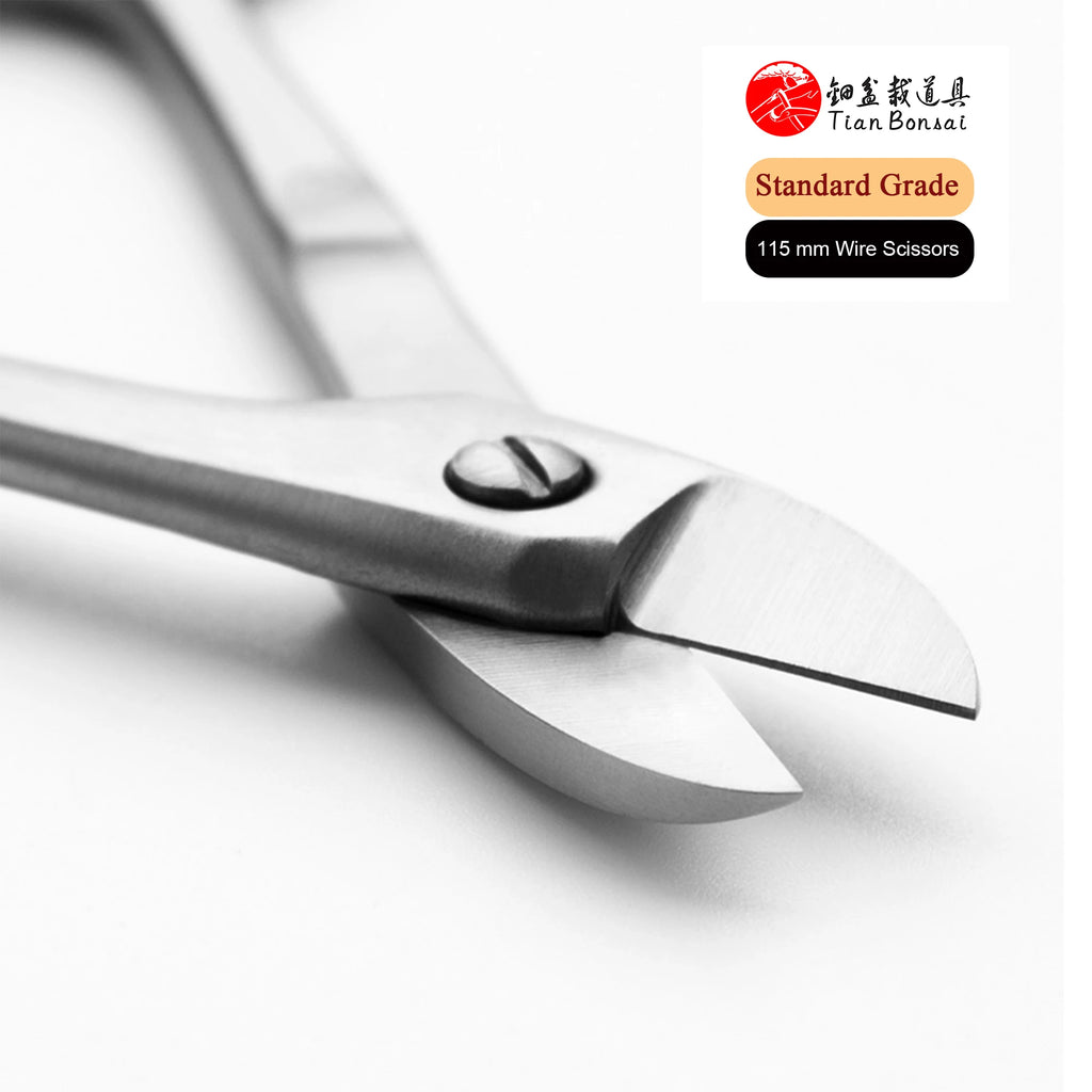 Standard Bonsai Tools 115 mm Wire Scissors Integrally Forged with 3Cr13 Alloy Steel