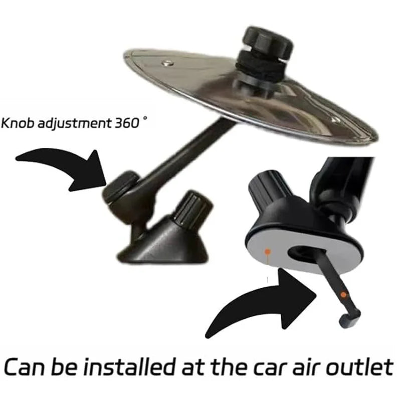 Universal Car Air Vent Musical Car Decor Mini Percussion Cymbals Dashboard Tapping Rhythm Drums Driving Accessory Unique Gift