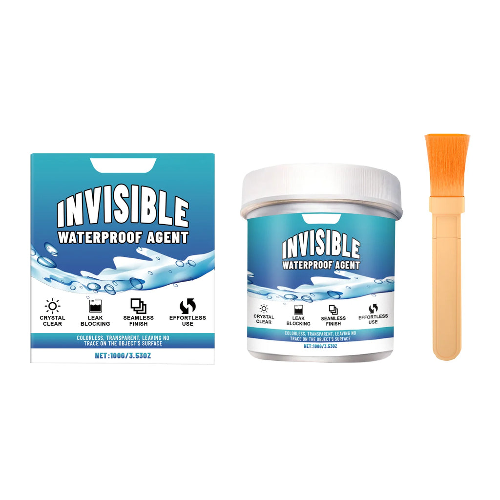 Super Invisible Transparent Waterproof Sealant, Nano Leak-Proof Coating, Crystal Clear Sealing Glue -Once solution the recurring