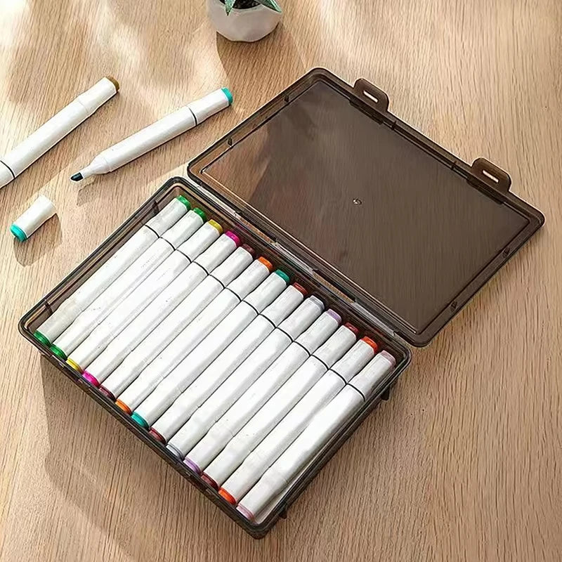 1Pc File A4 Box Important Information Registration Book Dust Proof Storage Case Document Organizer Box Household Office Supplies