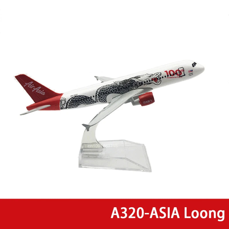 15CM Diecast Alloy A320 330 340 350 380 6Inch Airplane Model