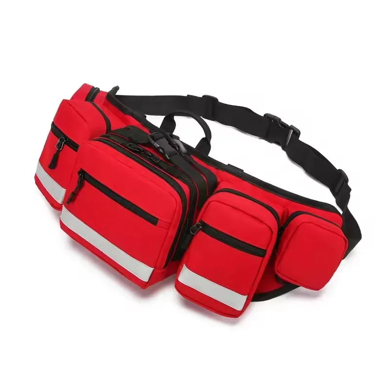 Empty Rescue Waist Bag First Aid Bag For Camping Travel Medical Storage Medical Organizer Outdoor Emergency Survival Running