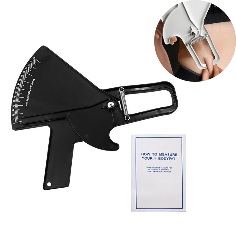 Body Fat Skinfold Tester Caliper Analyzer Fitness Clip Measurement Weight Loss