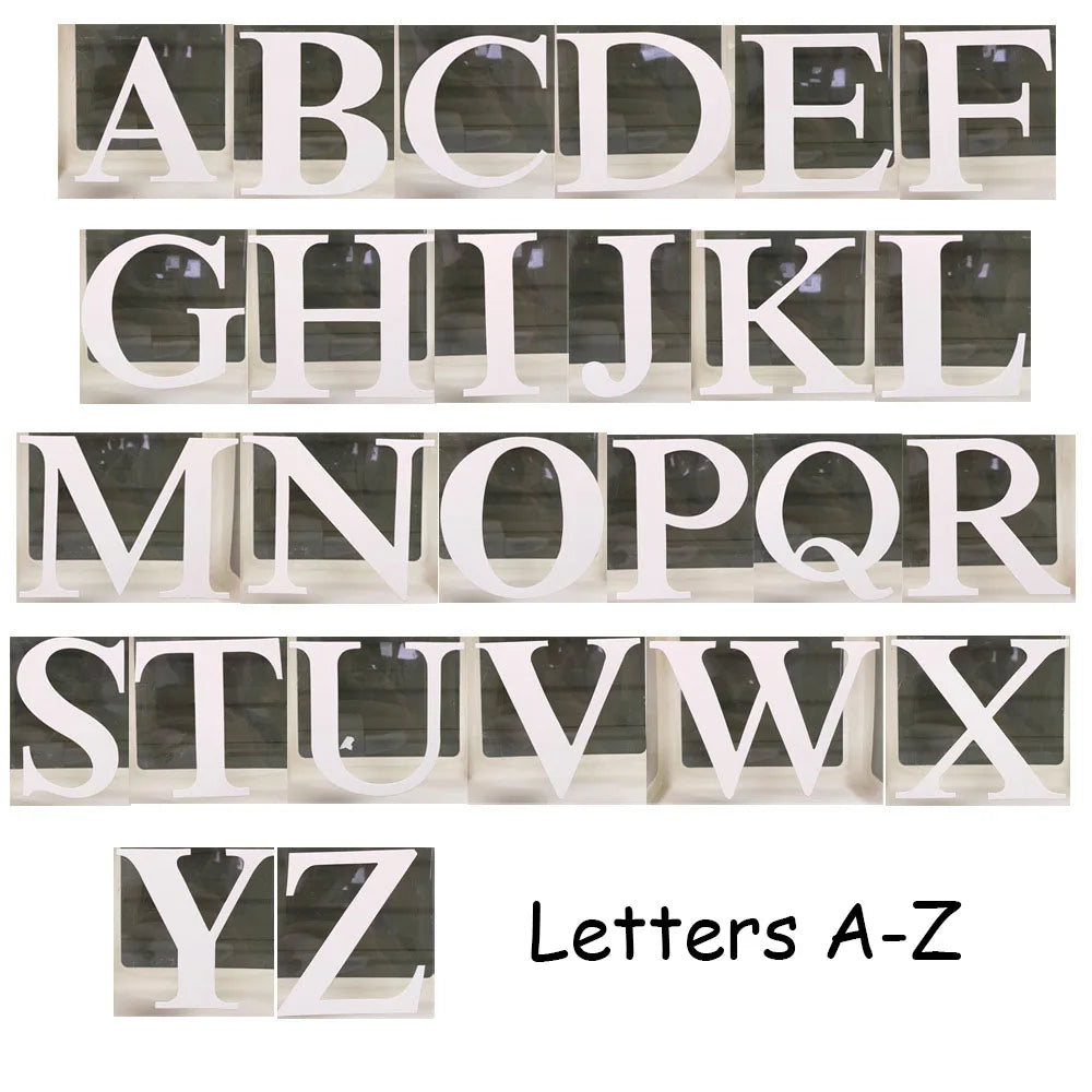 25/30cm Custom Transparent Letter Box A-Z Baby Shower Girl 1st Birthday Party Decoration Kids Wedding Birthday Balloon DIY Box
