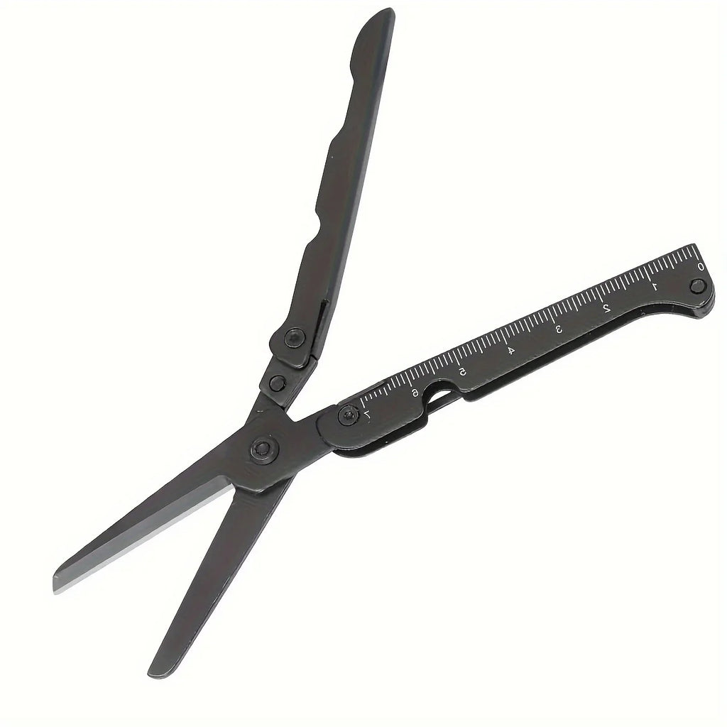 Outdoor Portable folding stainless steel multifunctional scissors camping, hunting, fishing multifunctional Outdoor small tool