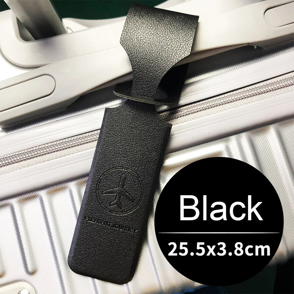 Customn Letters Luggage Tag Fashion Small Address Airplane Suitcase Identifier Tag DIY Logo Personalize Gift Travel Accessories