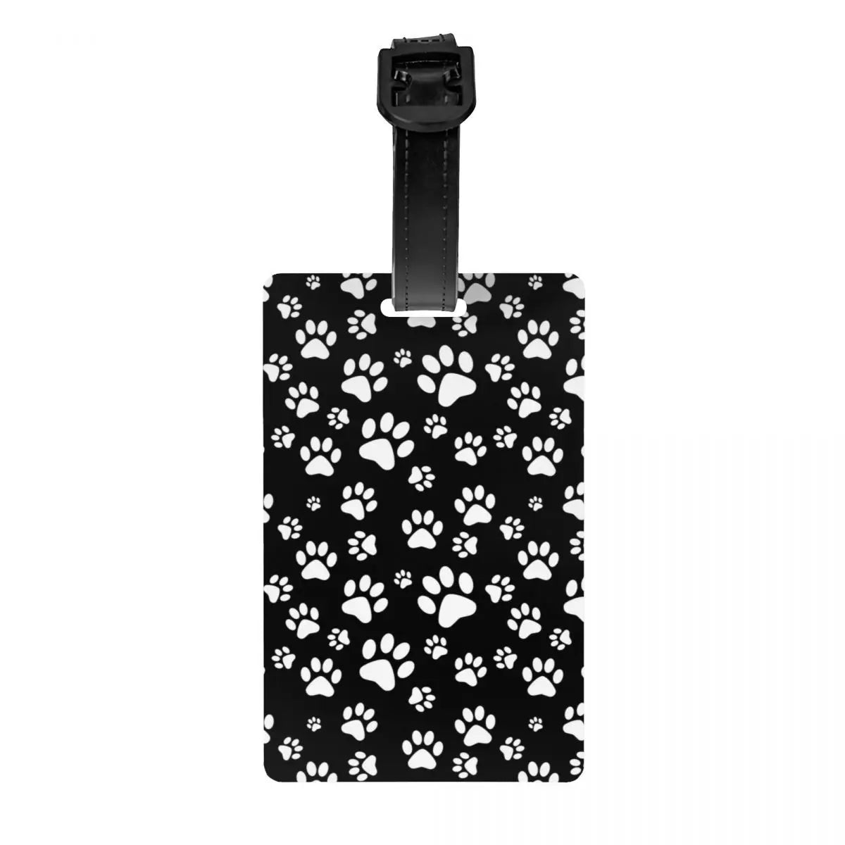 Custom Dog Lover Pet Paw Heart Luggage Tag for Suitcases Fashion Baggage Tags Privacy Cover Name ID Card