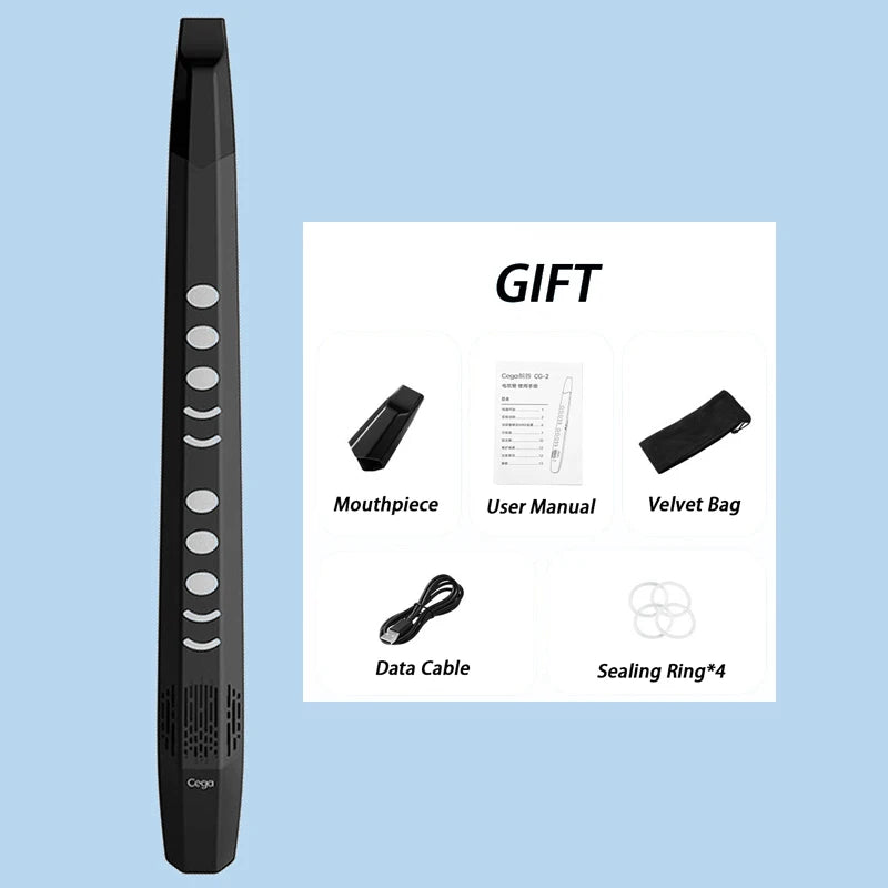 Portable Electric Saxophone Professional Mini Electronic Wind Instrument MIDI Connect Headphones Saxophone Beginners Blowpipe