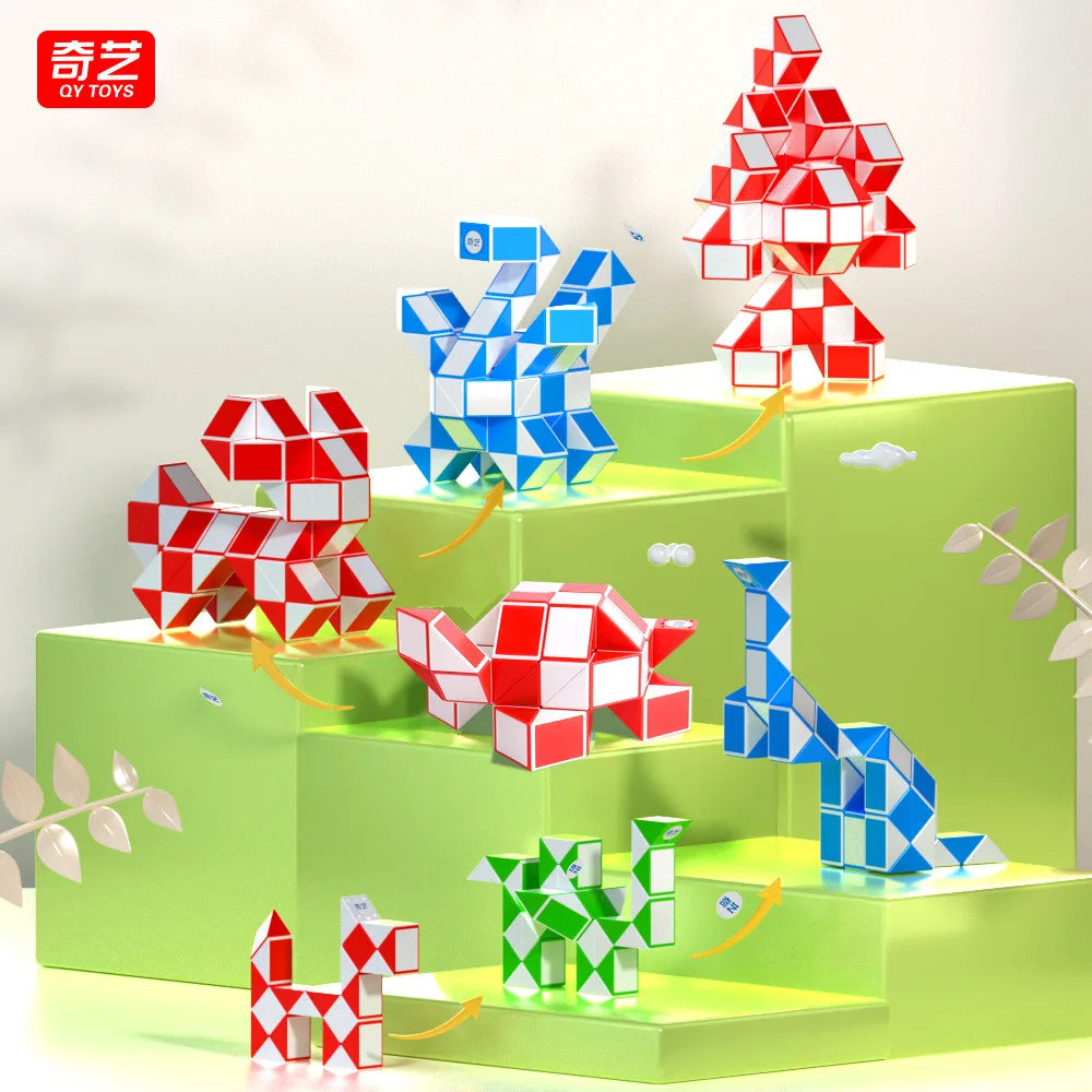 New Qiyi Double Color Rainbow Color 96-Section 108-Section Magic Board Puzzle - Educational Magic Board Toy for Children