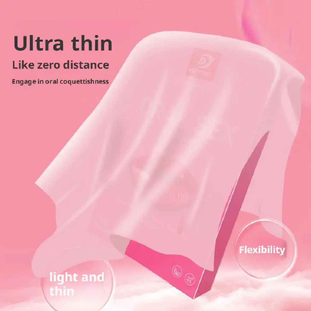 1/2 Packs Fruit Flavor Ultra-Thin Oral Sex Membrane Soft Vagina Anus Mouth Tongue Licking Penis Oral Sex Film Couples Sex Game