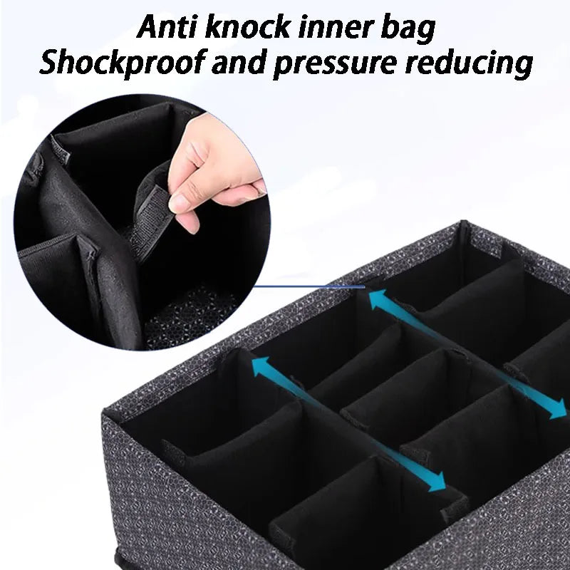 Pull Rod Photography Camera Protective Case Waterproof Equipment Safety Storage Box Portable Hardware Tool Organizer Boxes
