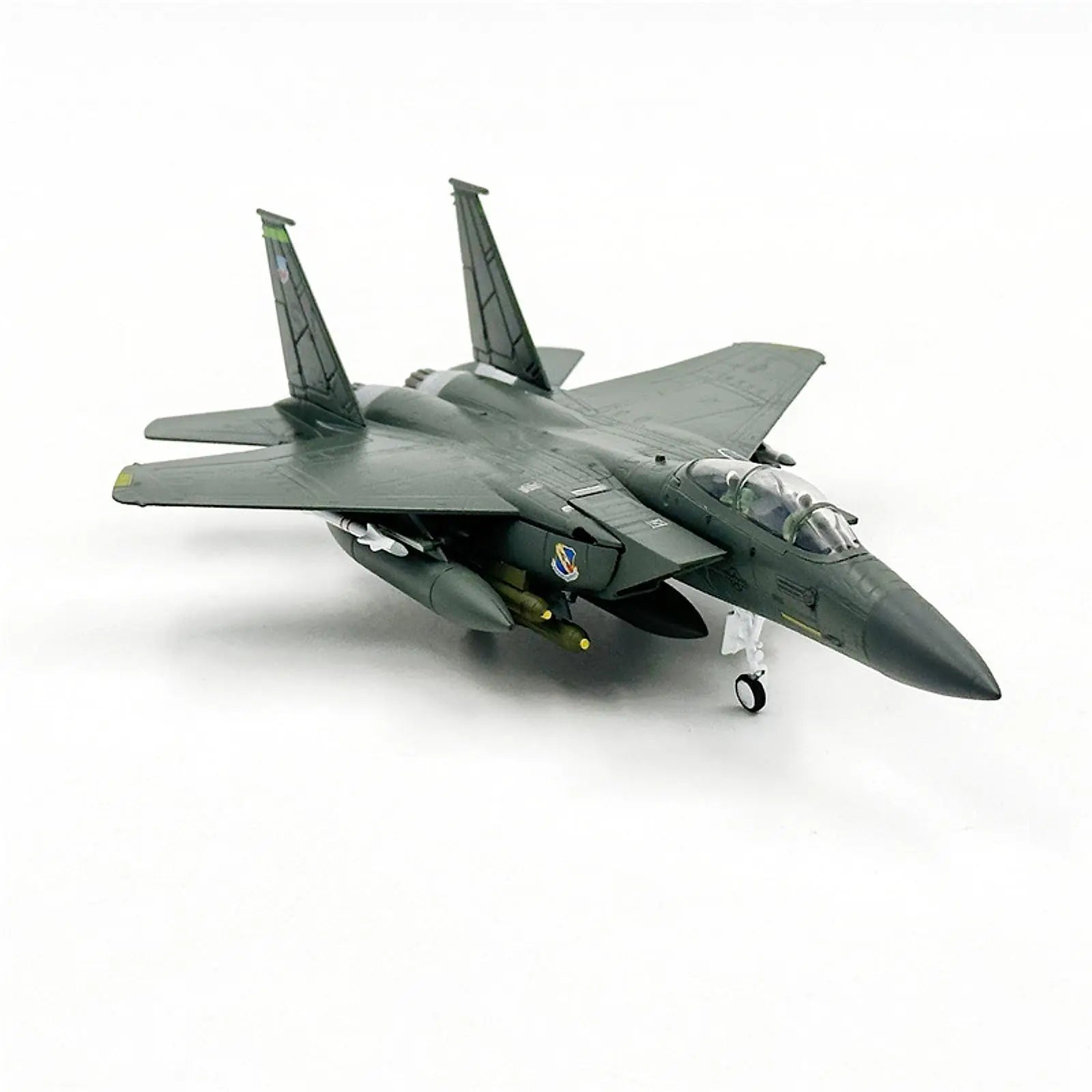 1:100 Fighter Jet Model Souvenir with Display Base Simulated Alloy Aircraft Model for Office Home Bookshelf Countertop Cabinet