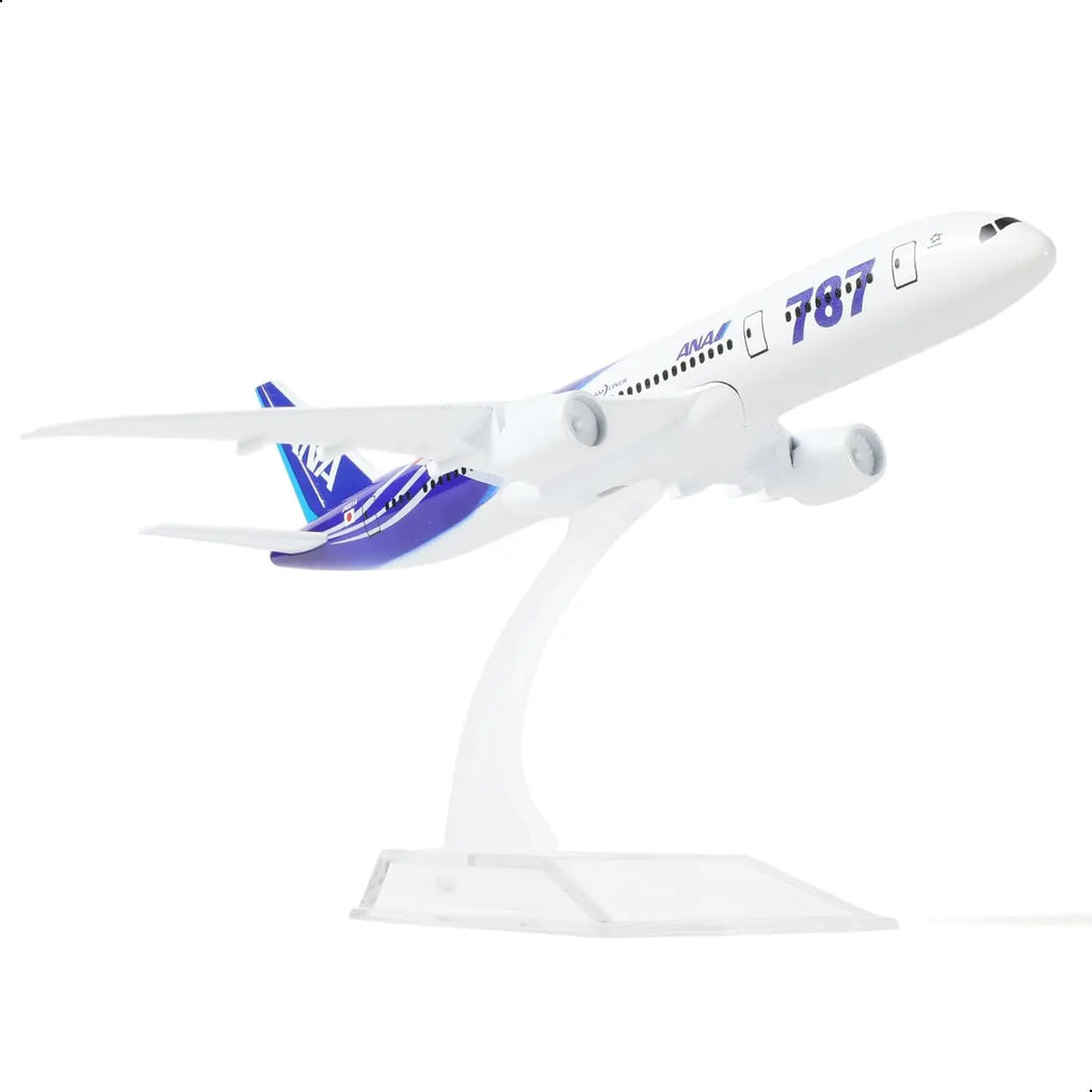 16cm Japan ANA B787 Toy Airplane Model 1/400 Scale Metal Diecast Airplane Models Kit for Collections and Displays or Boy Gift