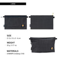 [HODR GEAR] Ditty Bag Self Standing Ultralight 210D Gripstop UHMWPE Storage Pouch Travel Organizer for First Aid Passport Wallet