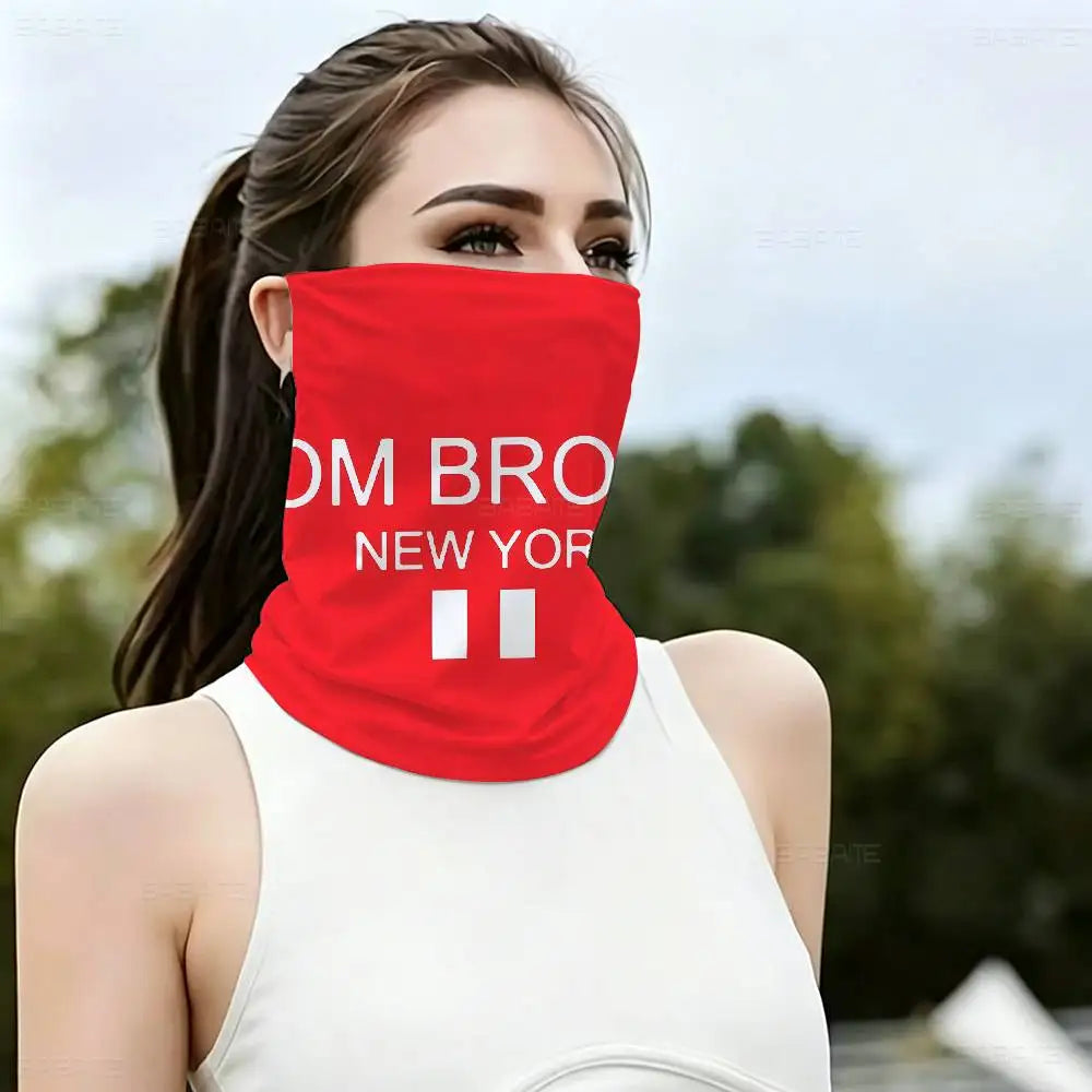 Fashion Brand T-Thom B-Brown UV protection face mask lightweight tube scarf for outdoor riding mountaineering camping