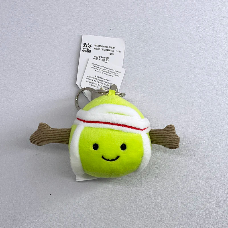 JC Plush Bag Charms, Golf-Themed Keychains, Jellyfish Plush Toys, And Bag Charms Shaped Like Macarons Muffins And Baseballs