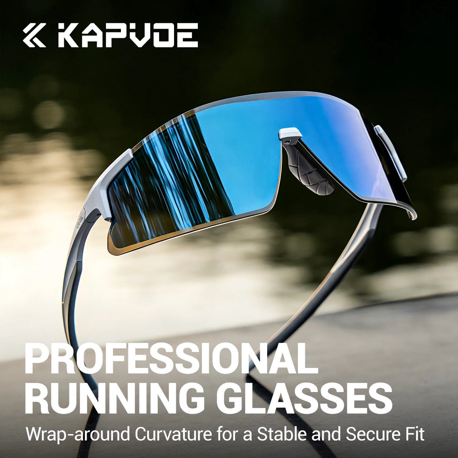 KAPVOE UV400 Photochromic HD Sunglasses Stylish Outdoor Glasses for Mountaineering Cycling Running Camping Driving Sunglasses