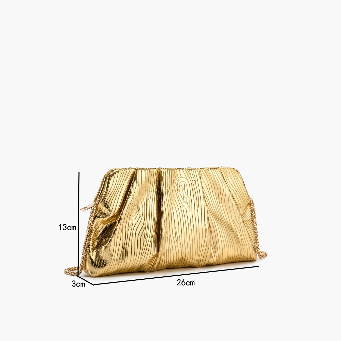 Golden Purses and handbag luxury Designer Shoulder Bag Purse women's bag Wedding Evening Clutch Bag party bag
