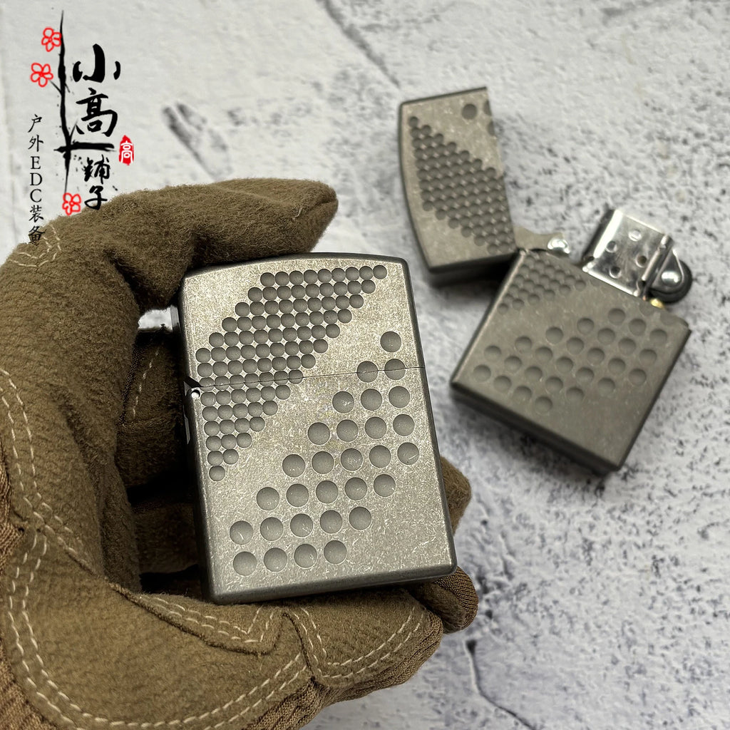 Titanium Lighter, Heavy-Duty Metal Lighter, Armor Casing, Men's Gift Idea