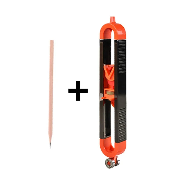 Profile Scribing Ruler Contour Gauge With Lock Adjustable Locking Precise Woodworking Measuring Gauge Measurement Tool