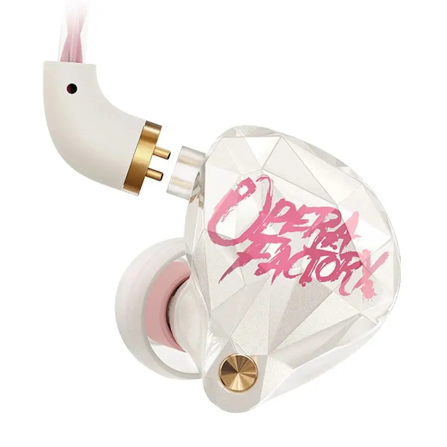Whizzer OS1 Beat Composite Dynamic Diaphragm Driver (1DD)  5N OFC Cables and 3 Pairs  Eartips HIFI IEMs in-Ear Earphone