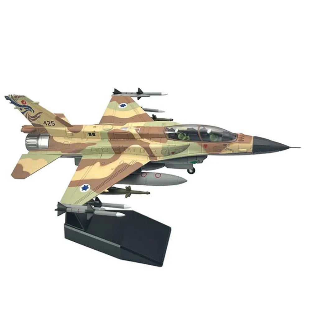 1:72  Israeli Air Force F16 F-16I Soufa Fighting Falcon Fighter Model Diecast Finished Military Plane Model Collection Ornament
